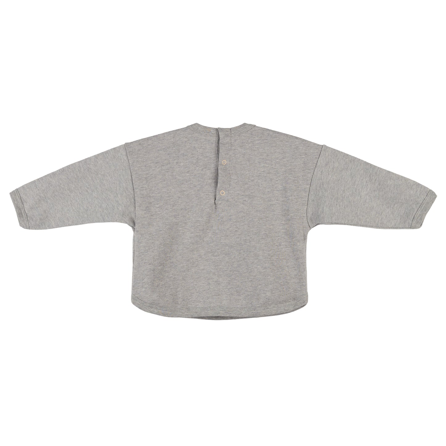 Light Grey Sweatshirt with “Never Stop Playing” Print – Petit Bateau