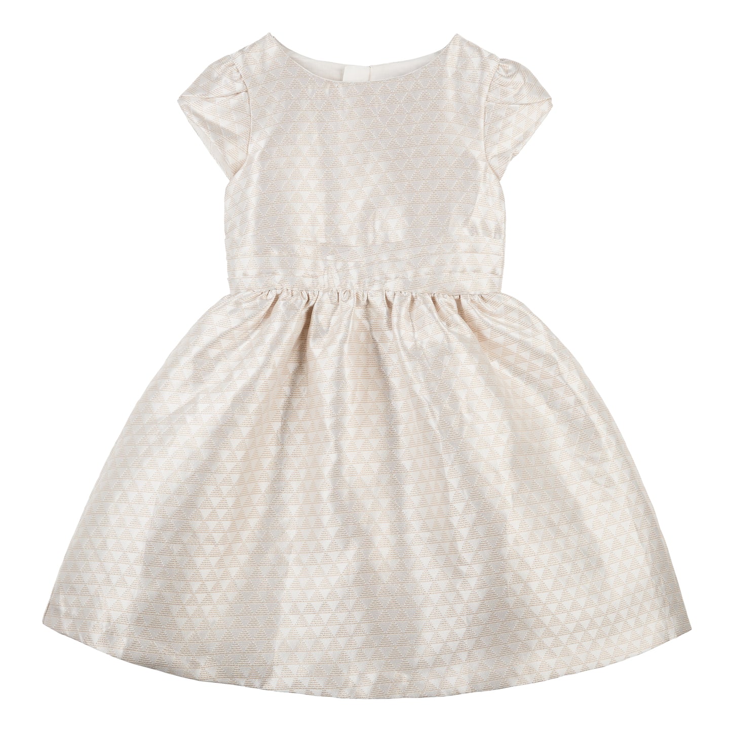 Ivory Jacquard Party Dress for Girls – Obaïbi