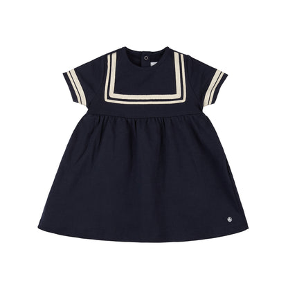 Organic Cotton Sailor-Style Baby Dress – Petit Bateau
